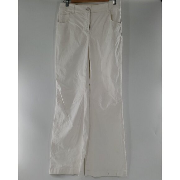 FENDI White Straight Jeans‎ Size 46 - Picture 1 of 10